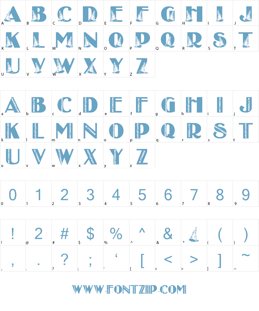 LMS Witch House Font Character
